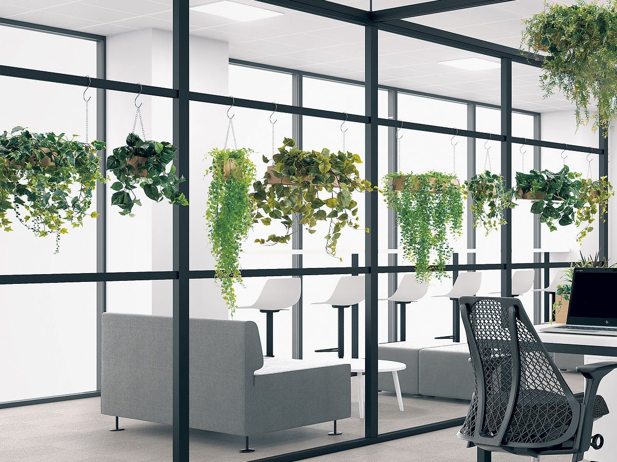 ハンギングポット GR4455｜フェイクグリーン 吊下げポット ミニ