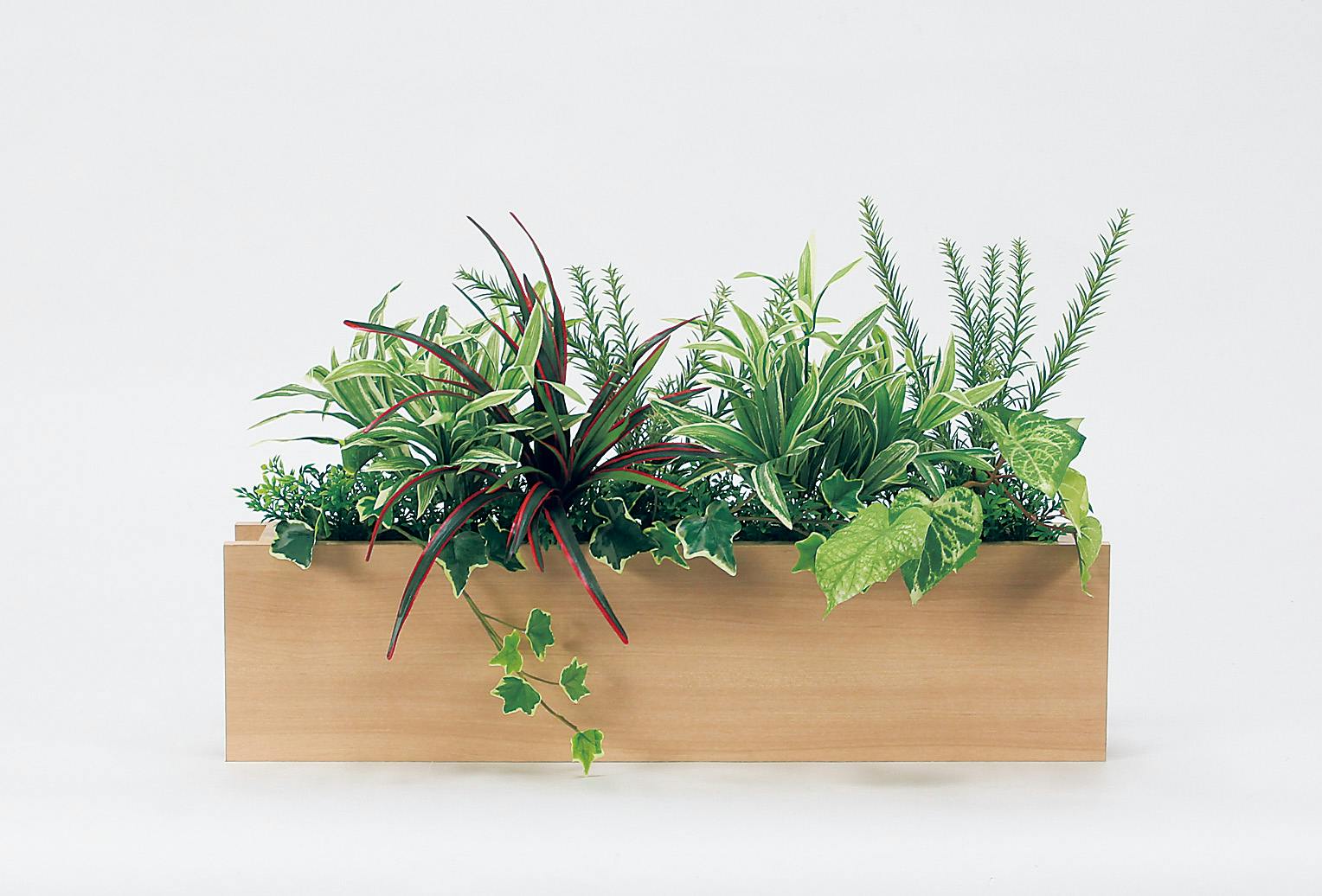 卓上ポット GR4462｜フェイクグリーン 卓上間仕切りポット シンプル