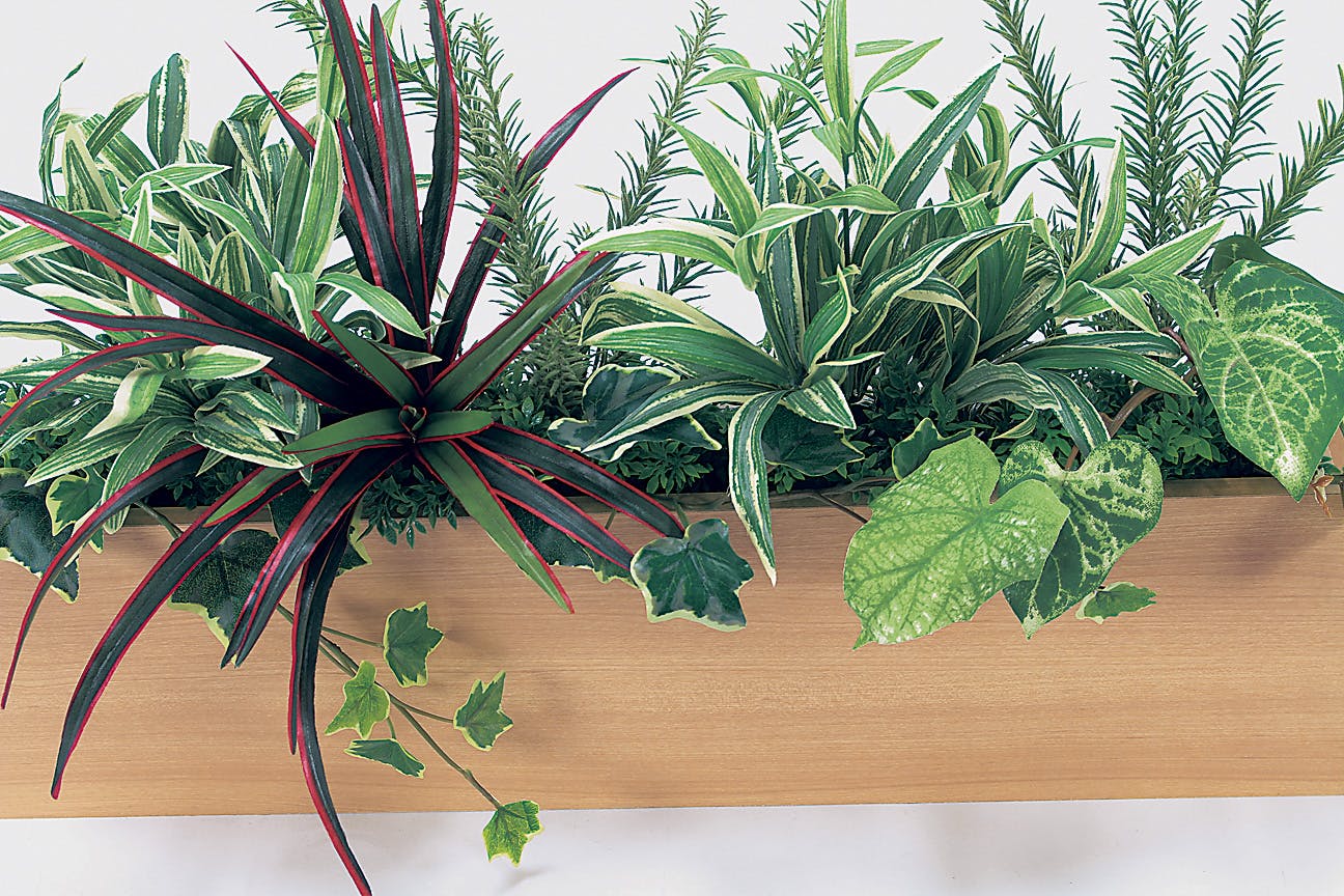 卓上ポット GR4462｜フェイクグリーン 卓上間仕切りポット シンプル