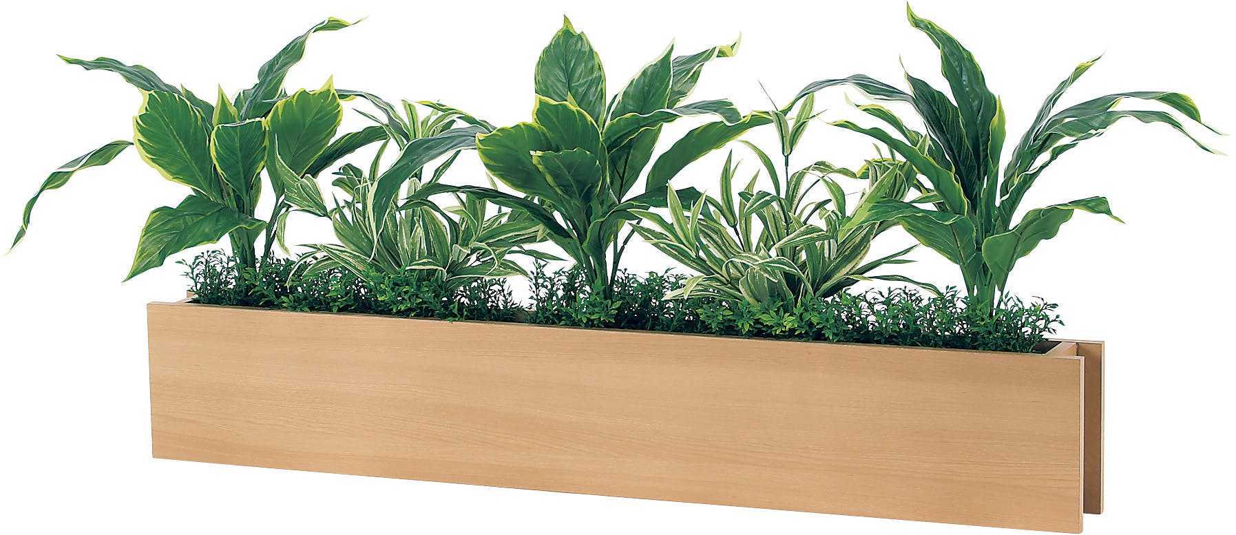 卓上ポット GR4465｜フェイクグリーン 卓上間仕切りポット シンプル