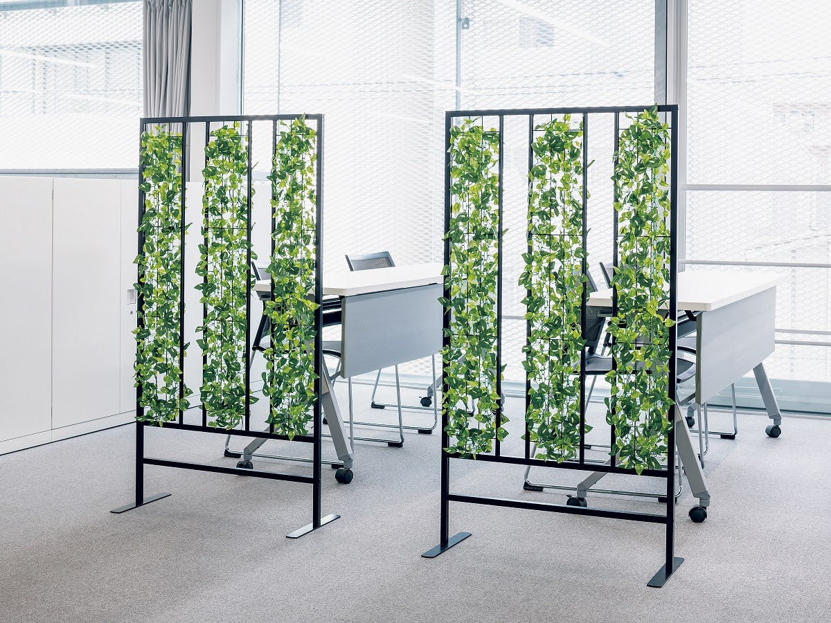 パネルパーテーション GR2002｜フェイクグリーン パーテーション
