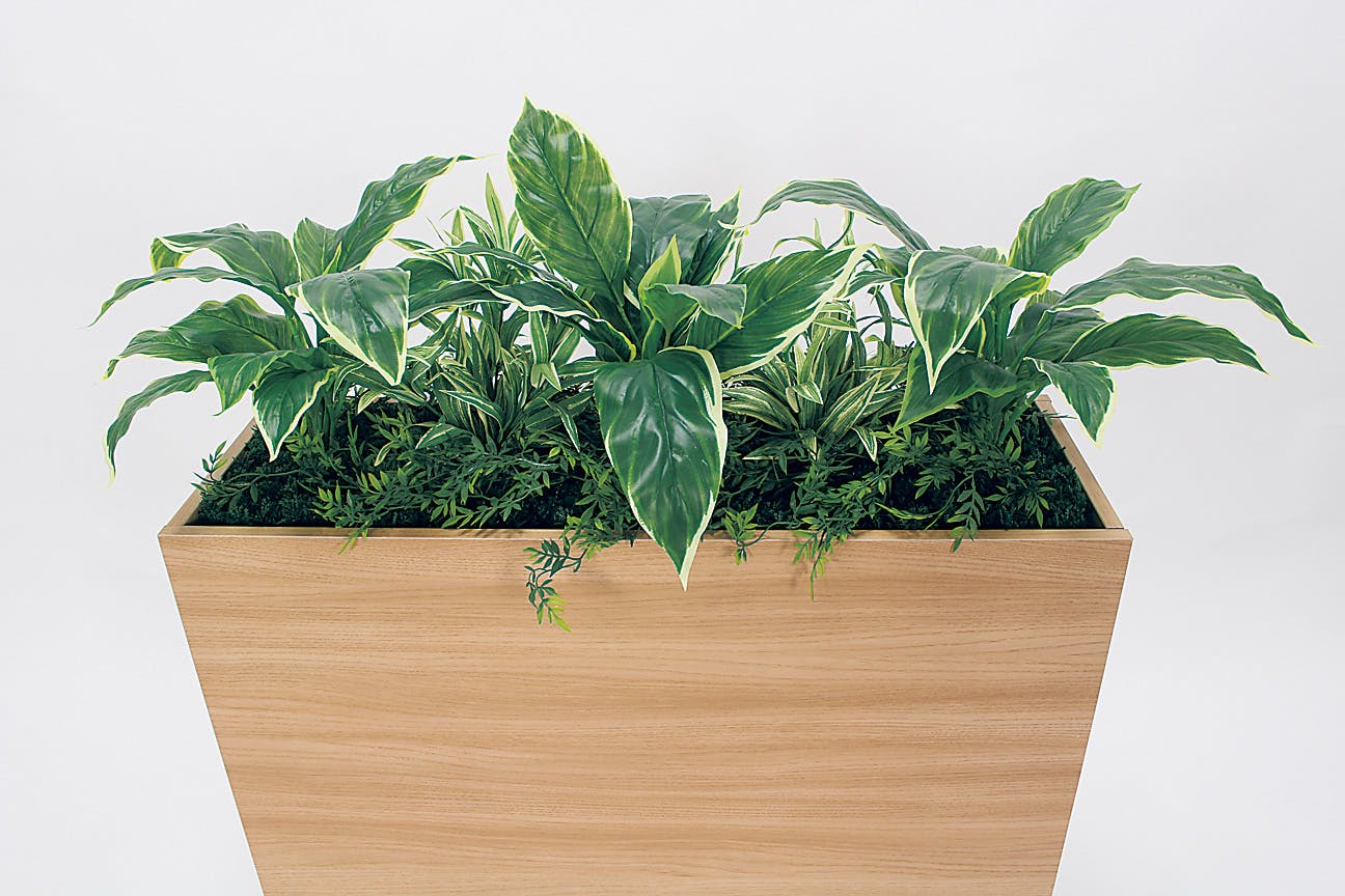 BOXプランター GR2010｜フェイクグリーン パーテーション 足元まで