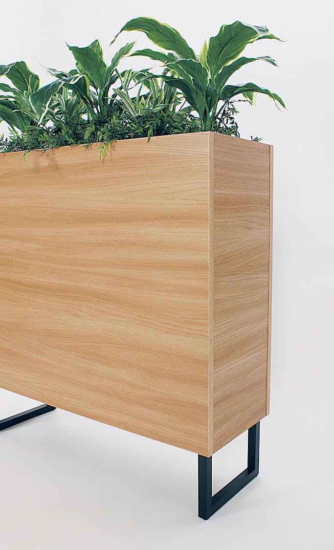 BOXプランター GR2010｜フェイクグリーン パーテーション 足元まで