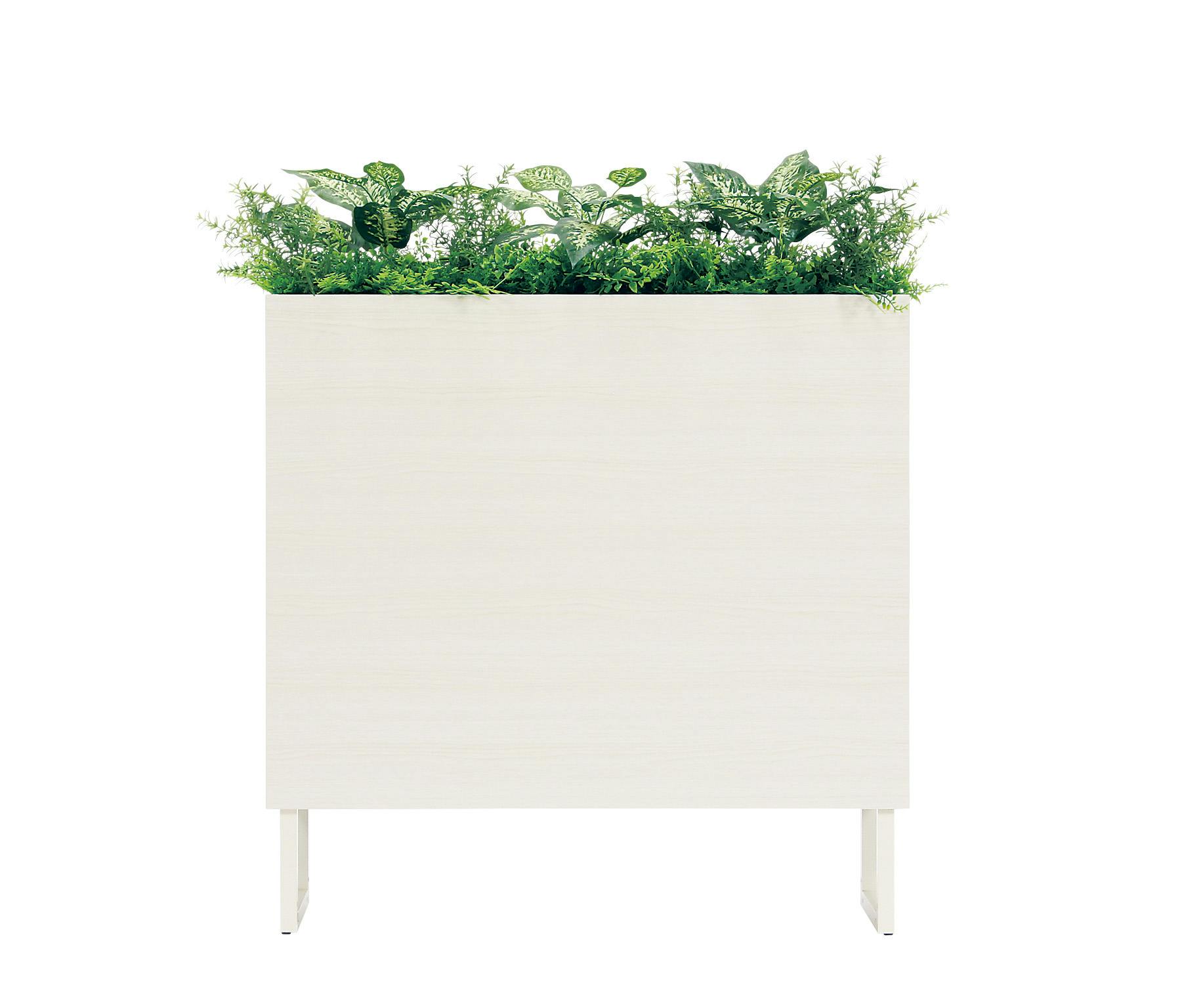 BOXプランター GR2011｜フェイクグリーン パーテーション 足元まで