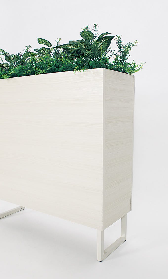 BOXプランター GR2011｜フェイクグリーン パーテーション 足元まで