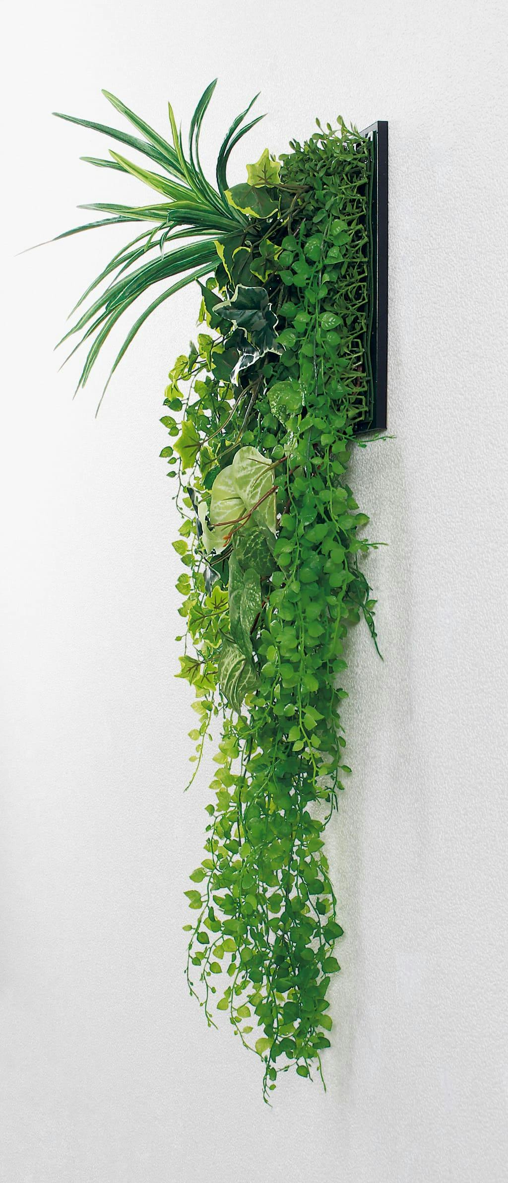 連接グリーン(単品) GR1233 25角｜フェイクグリーン 壁面緑化 しだれ