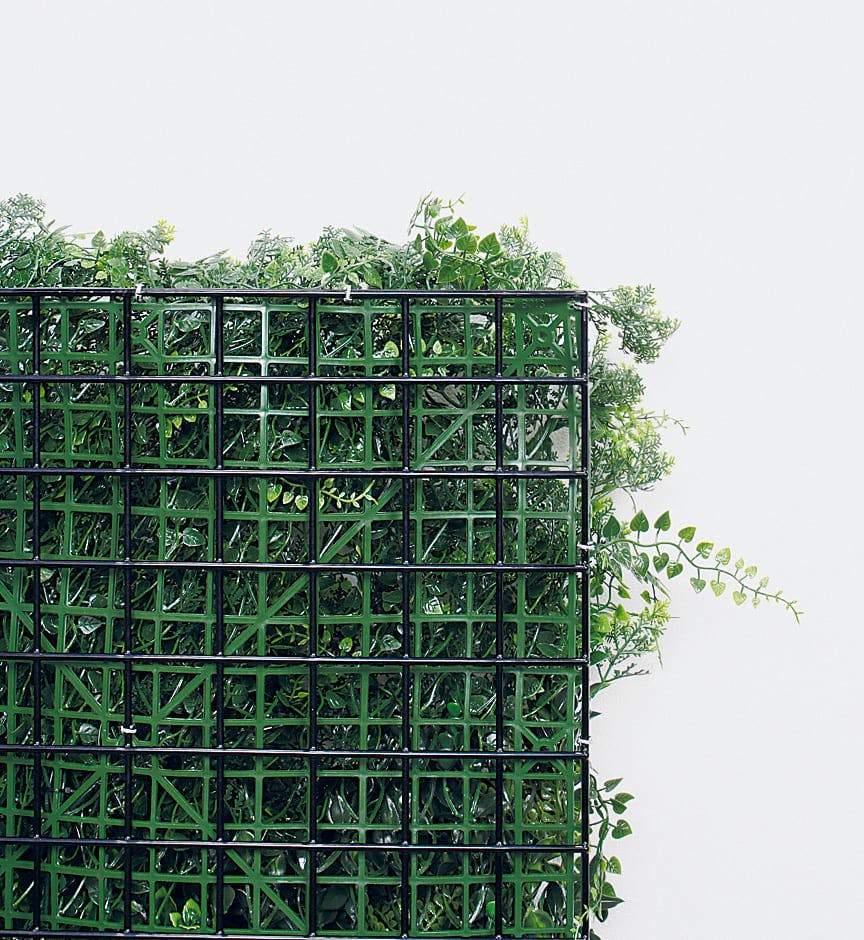 連接グリーン(単品) GR1237 100角｜フェイクグリーン 壁面緑化 屋外