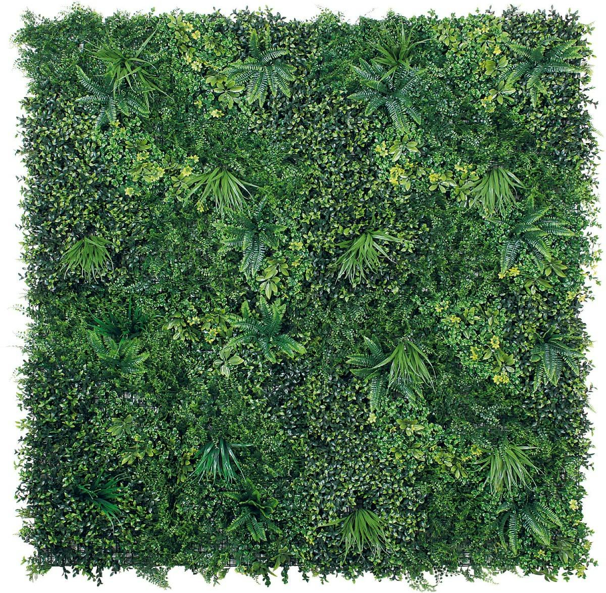 【高品質】大型フェイクグリーンウォール 4枚 フェイクグリーン 100×100cm 4枚連結人工観葉植物ウォールグリーン