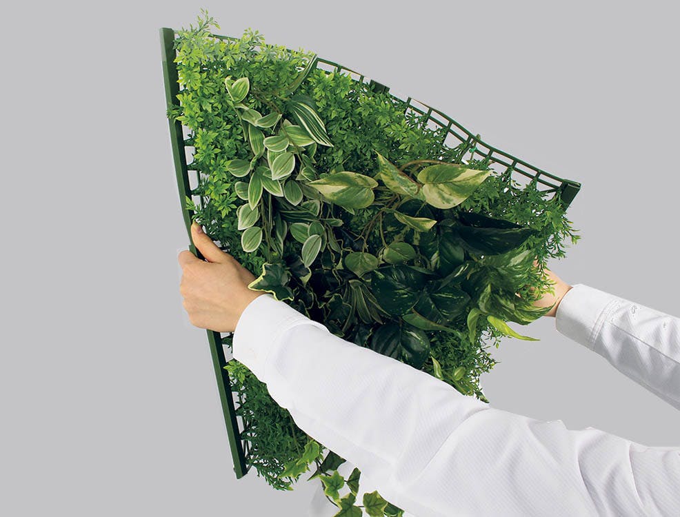 GREE 図壱萬 マグネットグリーン(単品) GR1241 25角｜フェイクグリーン 壁面緑化