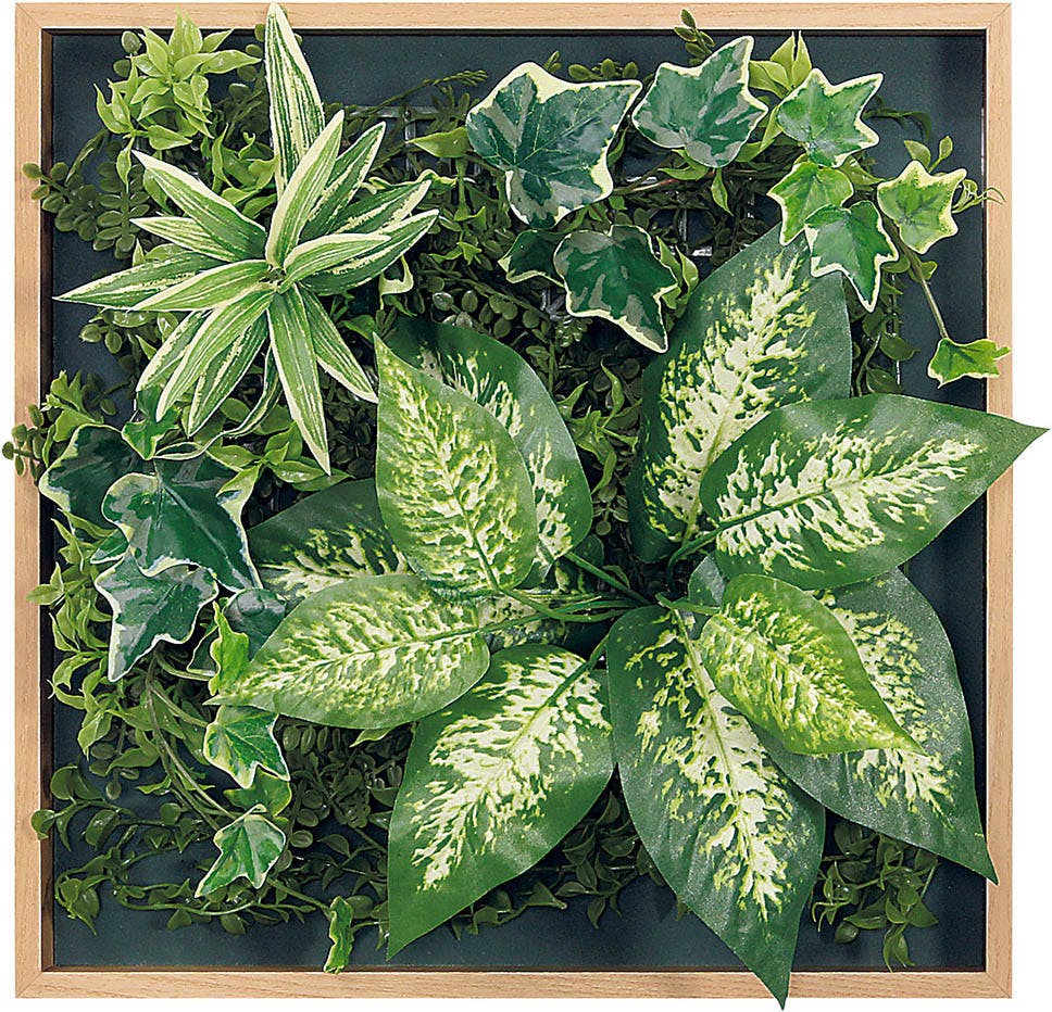 マグネットグリーン GM1861 3連｜フェイクグリーン 壁面緑化