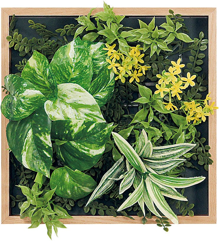 マグネットグリーン GM1862 3連｜フェイクグリーン 壁面緑化