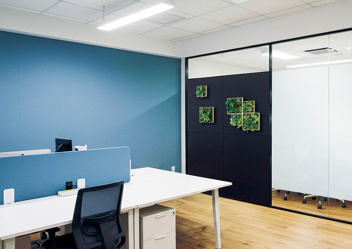 マグネットグリーン GM1864 4連｜フェイクグリーン 壁面緑化