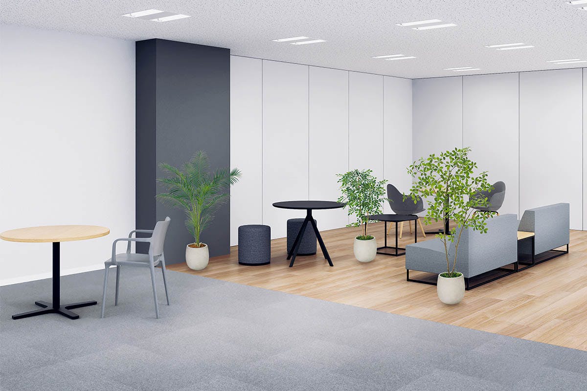 樹木プランター GR5105 H1600 アーモンドツリー｜人工観葉植物 小丸鉢