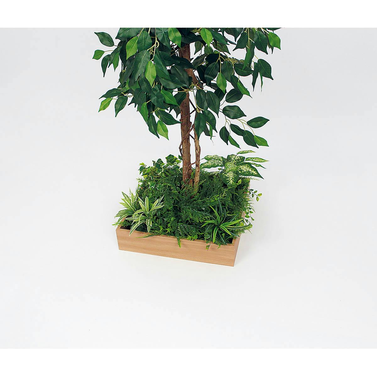 テーブル樹木 GR5121 H1200 フィカスベンジャミン｜人工観葉植物 角