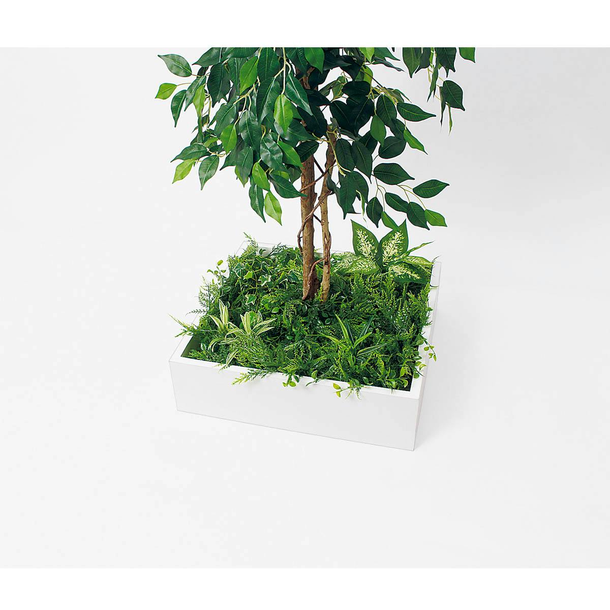 テーブル樹木 GR5121 H1200 フィカスベンジャミン｜人工観葉植物 角