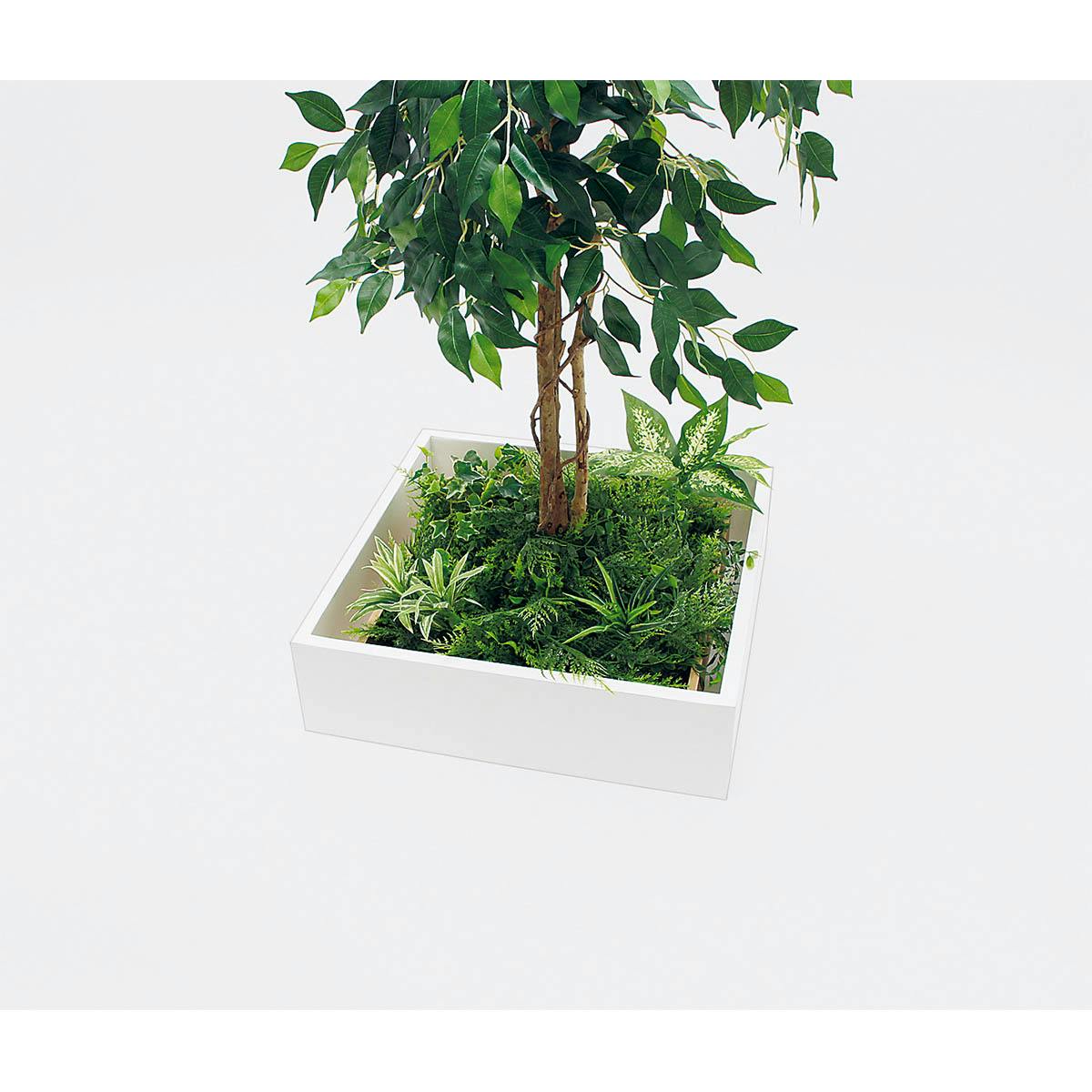 テーブル樹木 GR5121 H1200 フィカスベンジャミン｜人工観葉植物 角