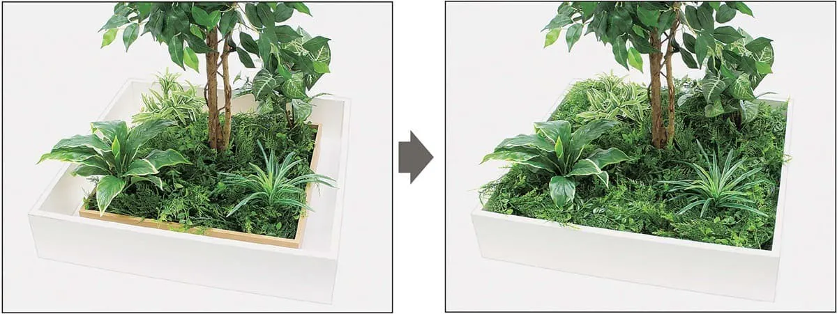  お手持ちのプラントボックスが上記表より大きい場合