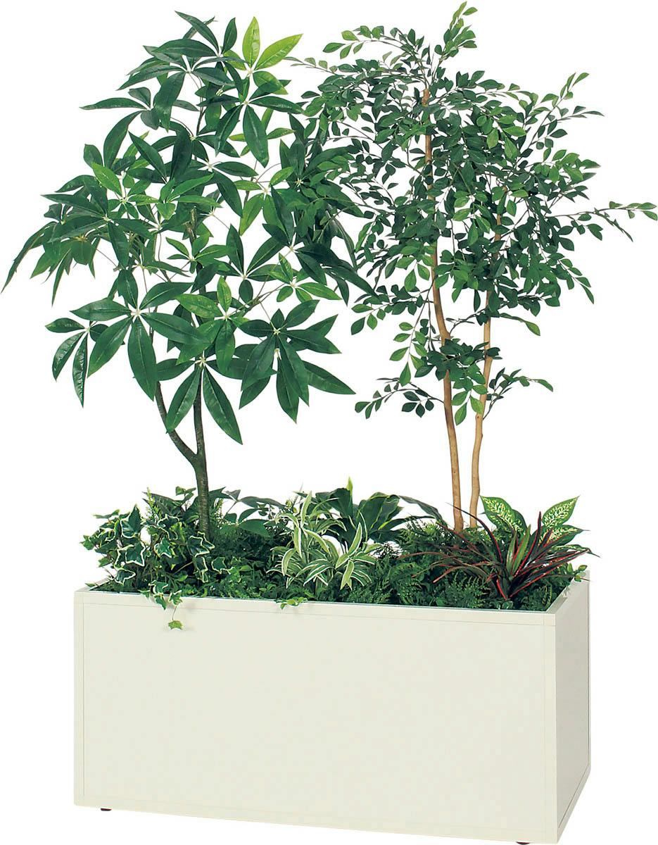 寄せ植えプランター GR5037 シェフレラ H1750｜人工観葉植物 連接樹木