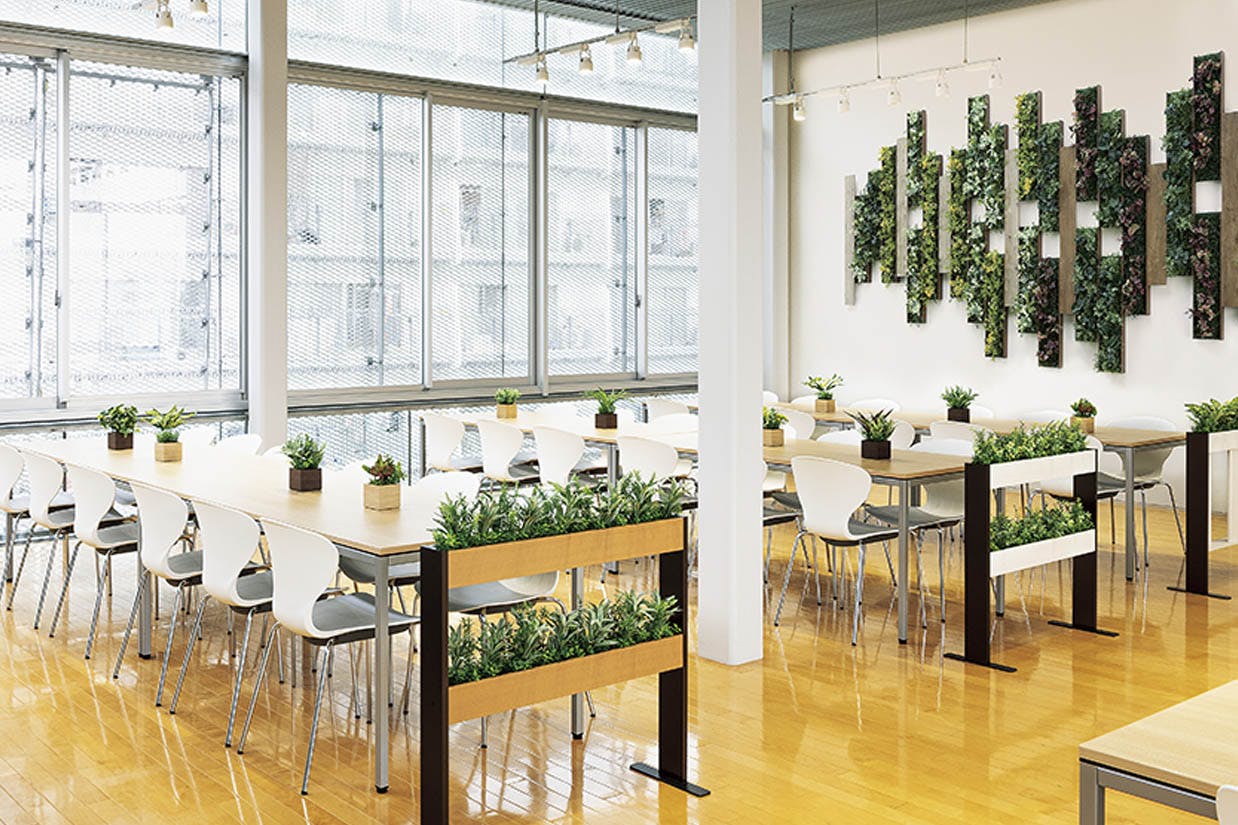 卓上ポット GR4387 ｜フェイクグリーン 卓上 ミニタイプ セピア