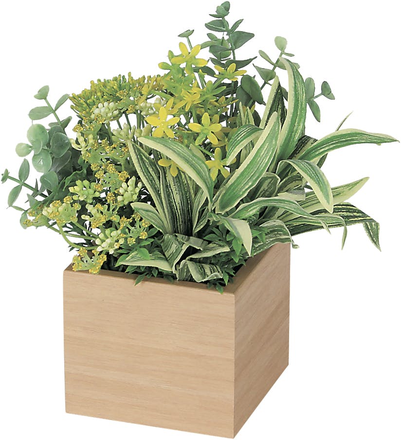 卓上ポット GR4381 ｜フェイクグリーン 卓上 ミニタイプ ナチュラル