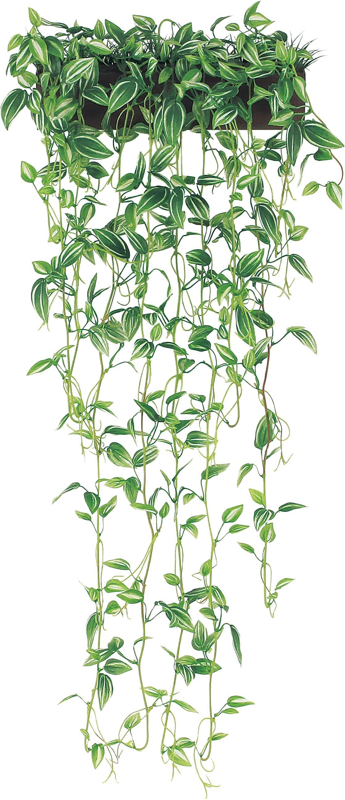 ウォールポット GR4162 ｜フェイクグリーン 壁掛け ミニポット セピア