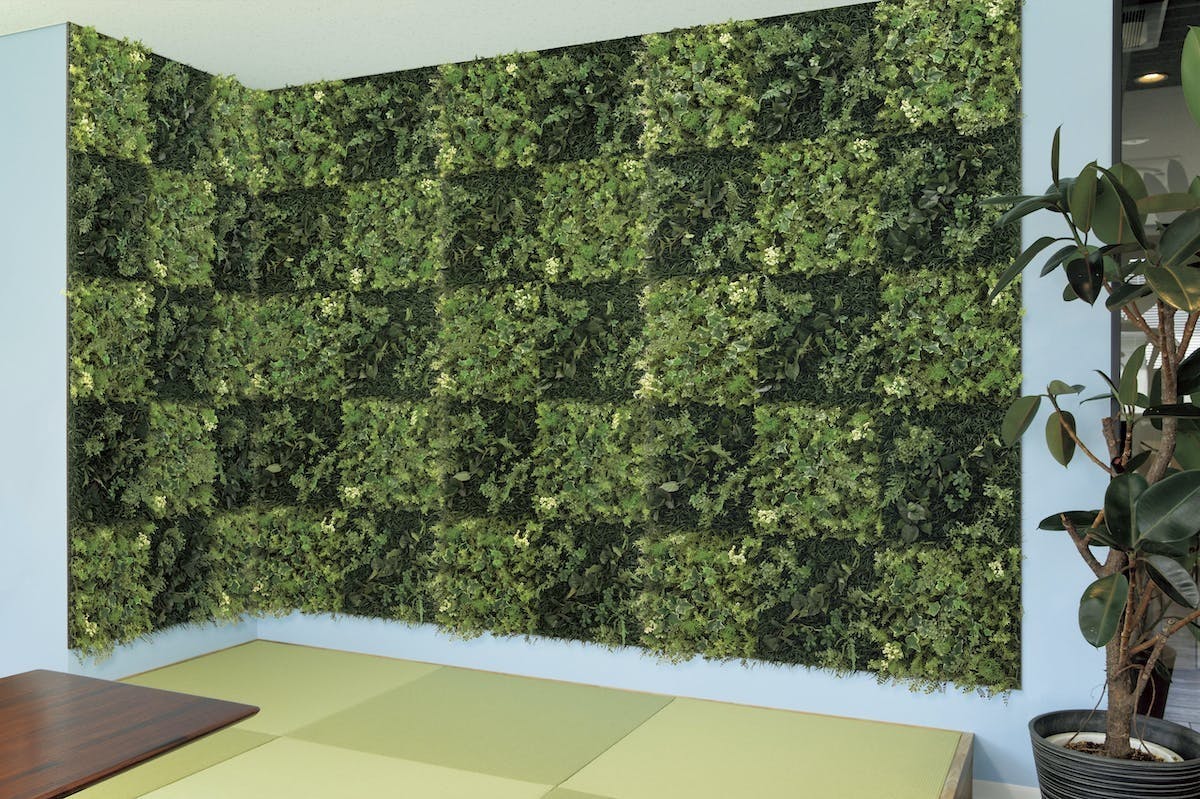 連接グリーン（単品） GR1016 45角｜フェイクグリーン 壁面緑化 プレーン