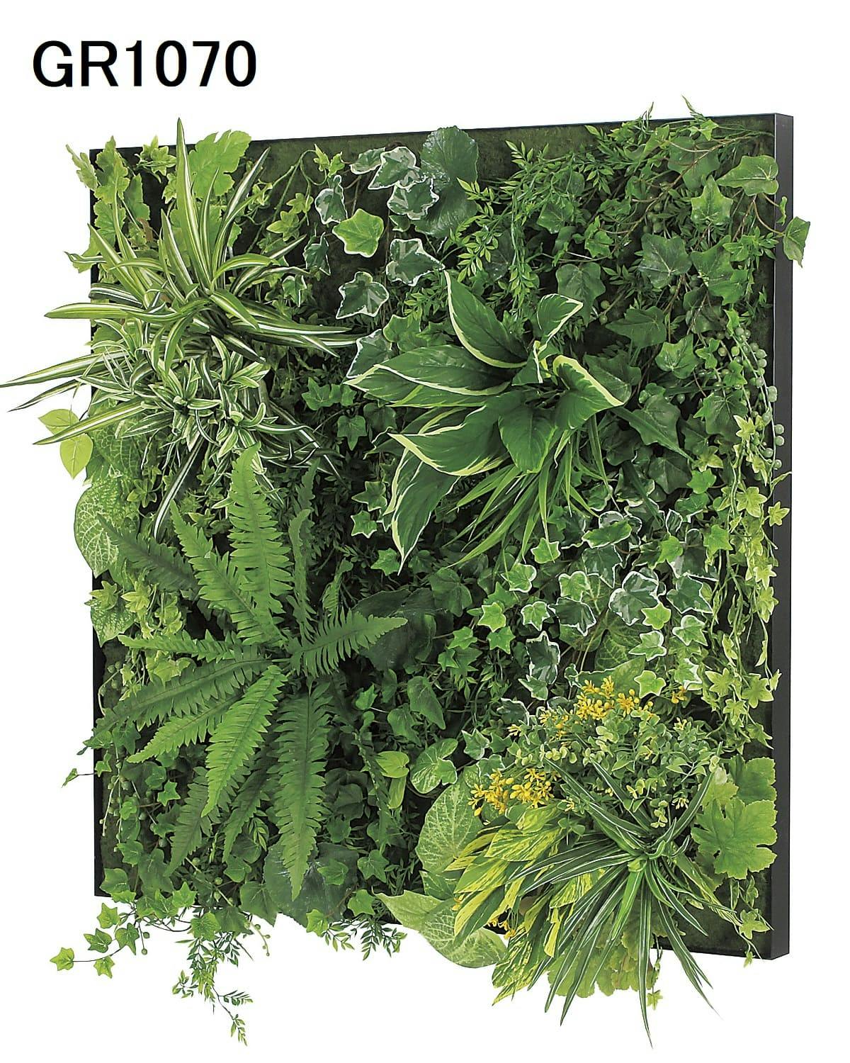 連接グリーン GM1553 90角2連｜フェイクグリーン 壁面緑化 ボリューム