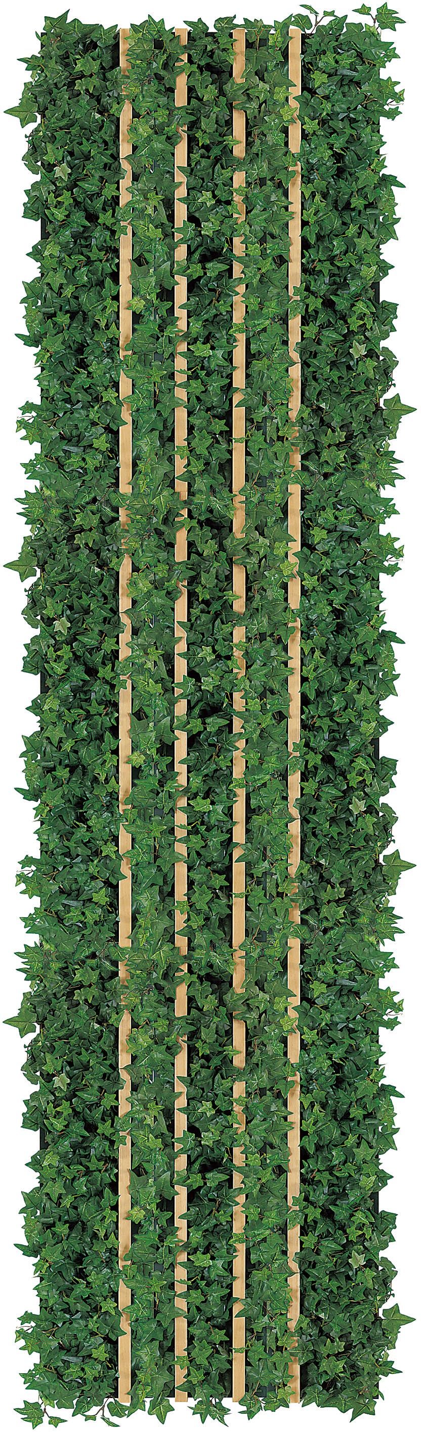 連接グリーン GM1731 9連｜フェイクグリーン 壁面緑化 木桟付きライン