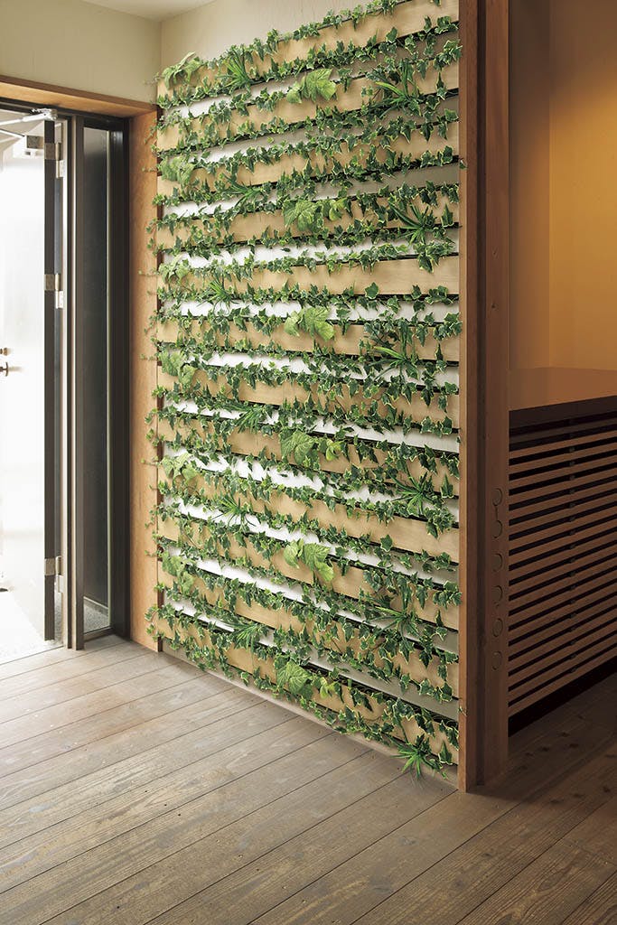 ラインタイプーコンビネーション壁面緑化パネル W136×H900×D40mm 壁面装飾 フェイク アートパネル 連接グリーン ラインタイプーコンビネーション壁面緑化パネル W136×H900×D40mm 壁面