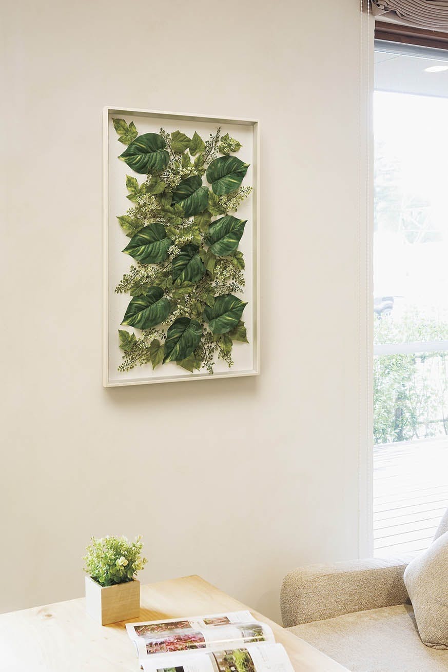 アートグリーン GR3705 ｜フェイクグリーン 壁掛け 薄型フレーム