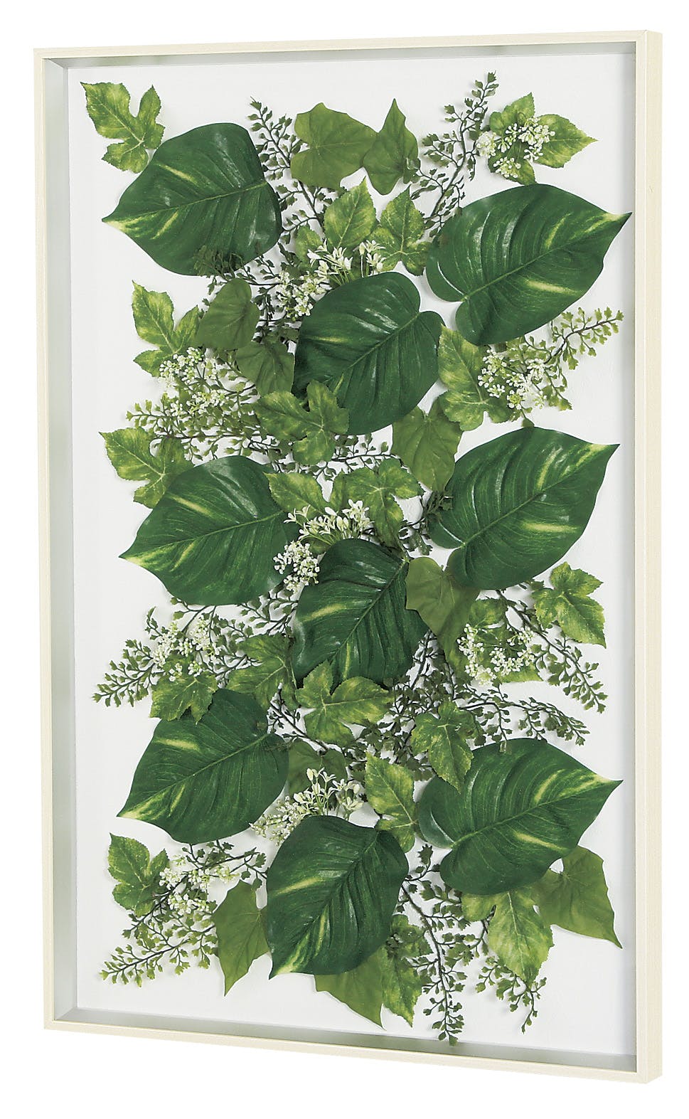 めぐりんページ アートグリーン GR3705 ｜フェイクグリーン 壁掛け 薄型フレーム