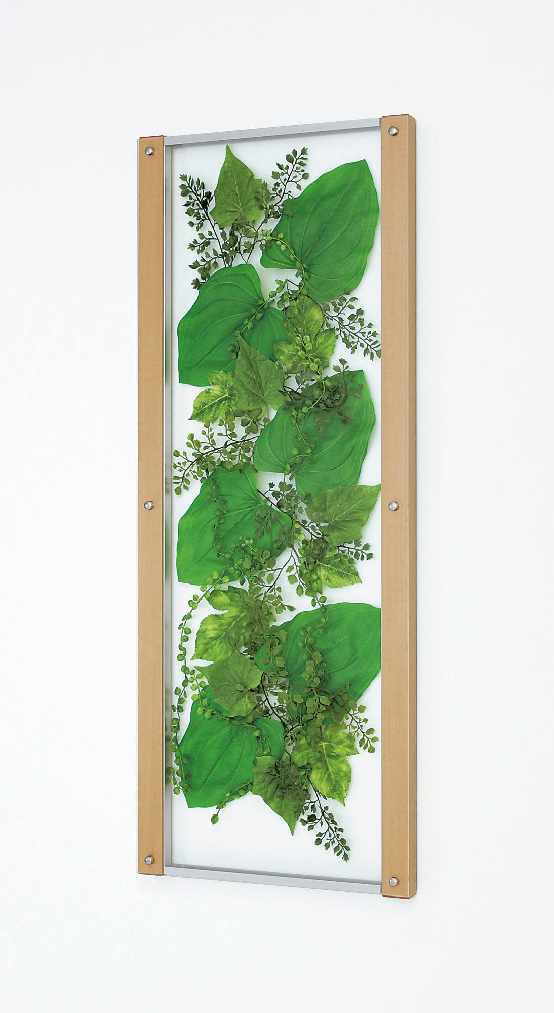 グリーン GR3426 ｜フェイクグリーン 壁掛け サイドフレーム ナチュラル