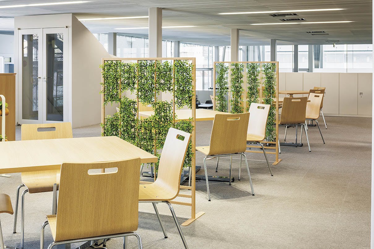 パネルパーテーション GR2434 ｜フェイクグリーン パーテーション