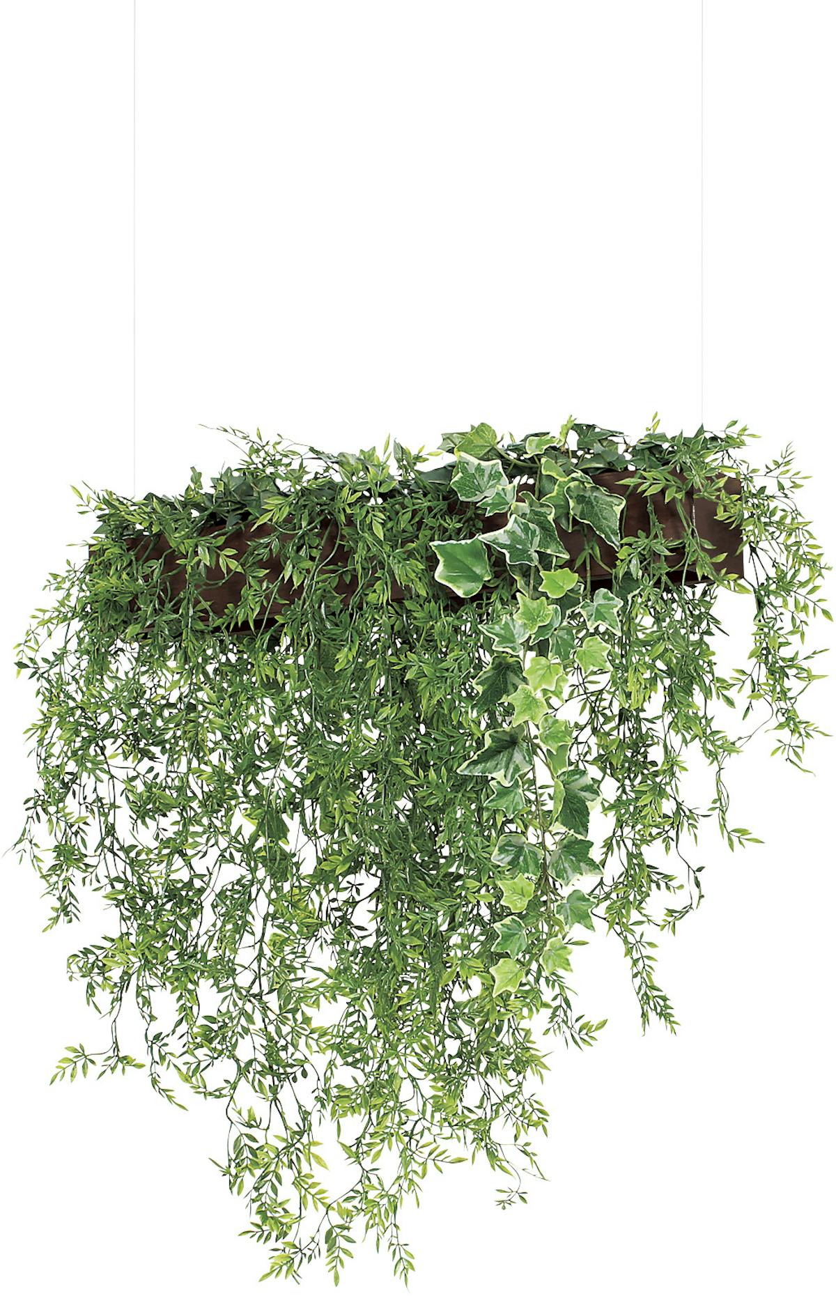 デザインポット Gr4364 フェイクグリーン 吊り下げ しだれボリューム セピア デザインポット Gr4364 フェイクグリーン 吊り下げ しだれボリューム セピア