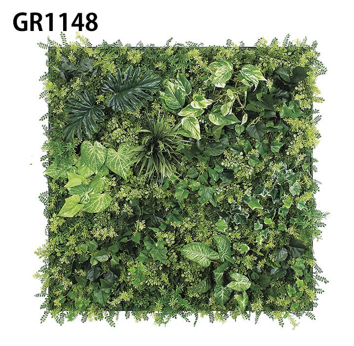 連接グリーン　GM1680 90角4連｜フェイクグリーン　壁面緑化　彩り豊か