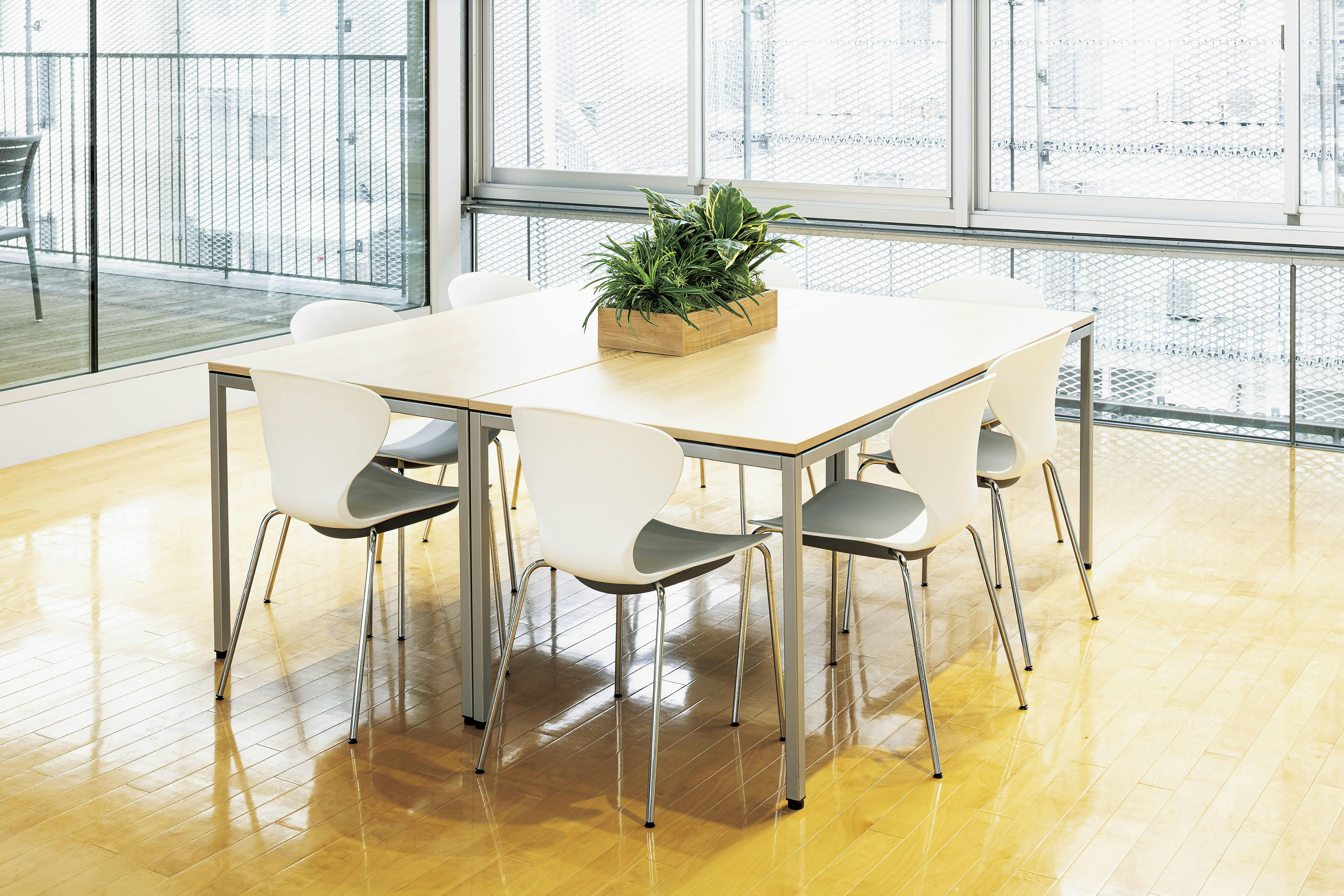 卓上ポット GR4281 ｜フェイクグリーン 卓上 スクエアタイプ ナチュラル