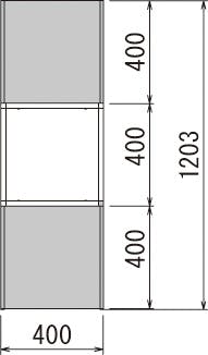 スタッキングプランター GR2555 ｜フェイクグリーン グリーン装飾