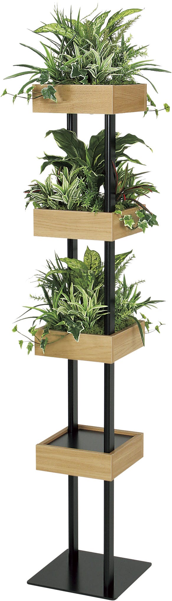 スリムシェルフ GR2506 ｜フェイクグリーン グリーン装飾スタンド