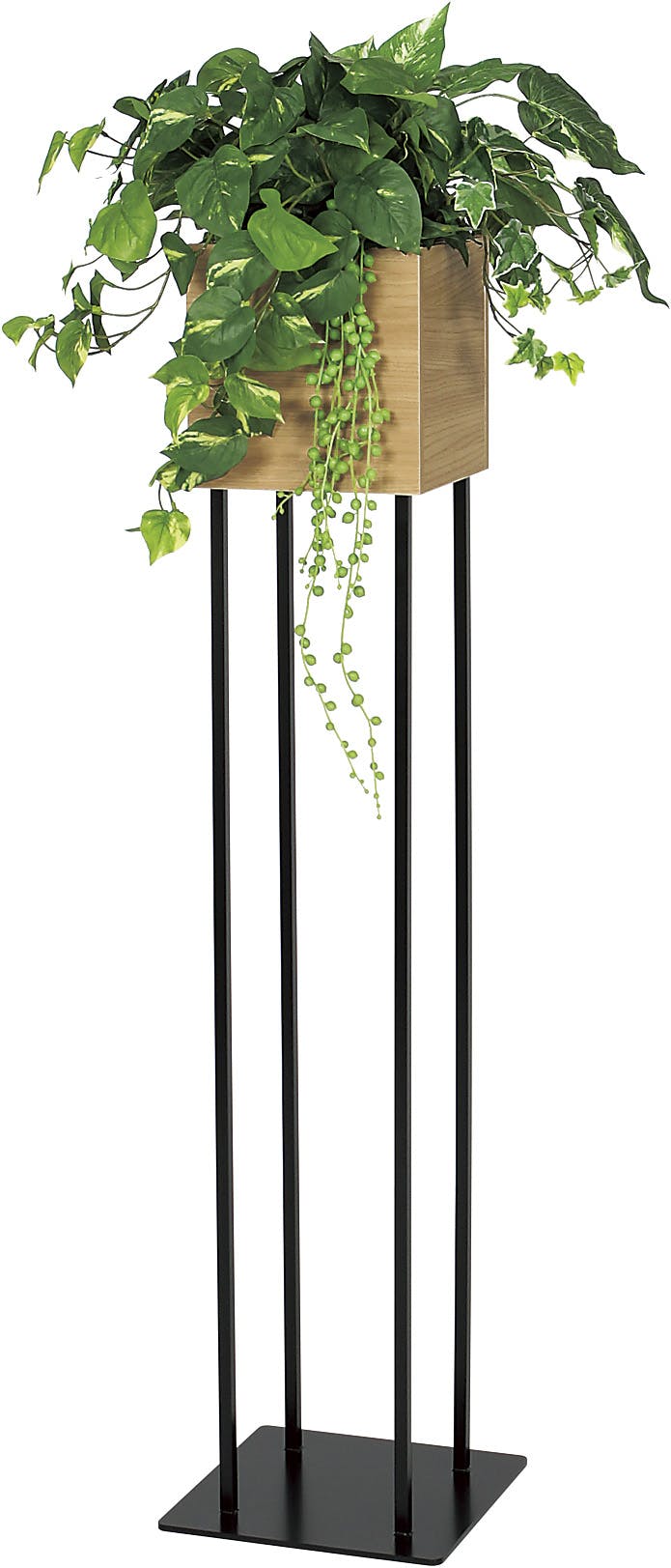 キューブスリム Gr2522 フェイクグリーン グリーン装飾スタンド キューブポット ナチュラル キューブスリム Gr2522 フェイクグリーン グリーン装飾スタンド キューブポット ナチュラル