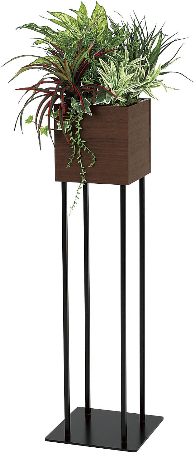 キューブスリム GR2525 ｜フェイクグリーン グリーン装飾スタンド