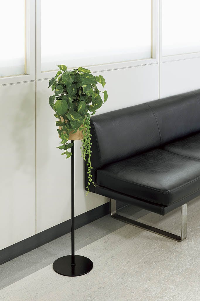 円柱ポット GR2533 ｜フェイクグリーン グリーン装飾スタンド